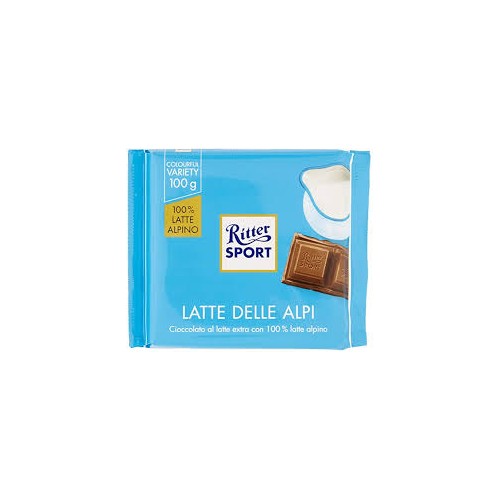 CIOCCOLATO AL LATTE RITTER SPORT   NOVI GRAMMI 100