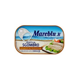 FILETTI DI SGOMBRO MAREBLU’ AFFUMICATI ALL'OLIO DI OLIVA GRAMMI 90