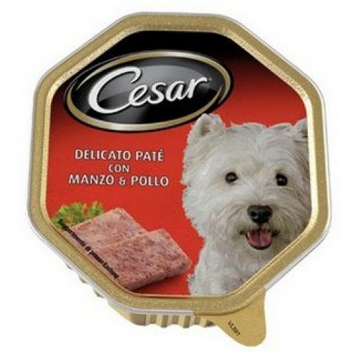 DELICATO PATE' CON MANZO E POLLO CESAR GRAMMI 150